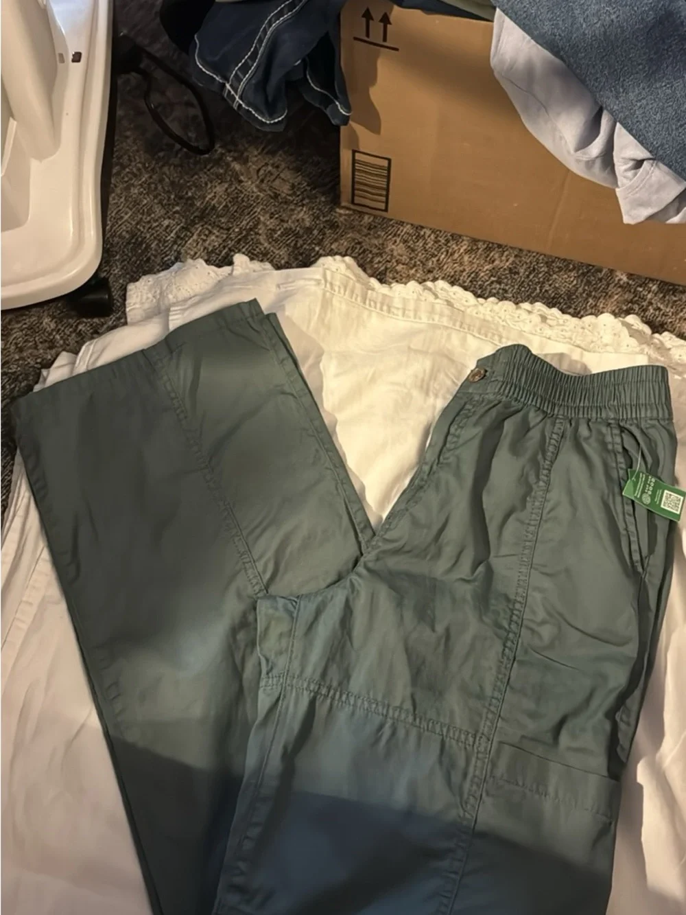 GAP Kids Elastic-Waist JoggersXxxl 18-20 in Sage Green#174